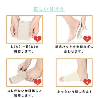 【新品・未使用】扁平足サポーターの画像