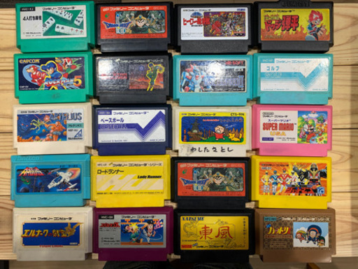 ファミコンカセット76本　スーファミカセット30本
