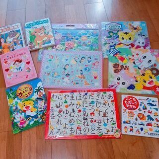 絵本5冊×パズル5つ☆プリンセス/しまじろう/図鑑/英語/平仮名...