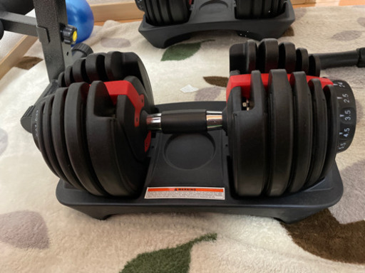 ＜終了＞【販売】トレーニングベンチ&可変式ダンベル（24キロ）×2セット