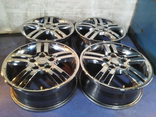 16インチ 日産純正 セレナ純正 オーテック【点検OK】セレナ ライダー ハイウェイスター ニッサン純正 1番人気の レイズ製☆メッキ 調☆【富山】中古 4本