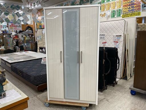 【愛品館 江戸川店】ニトリ　ワードローブ　クローゼット　ID:155-017834-007　配送可　代引き配送可