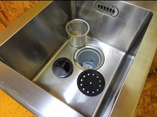 (400-0)業務用 ステンレス 1槽シンク W480D600H830 中古品 一槽 流し台 厨房機器 飲食店 店舗 大阪府