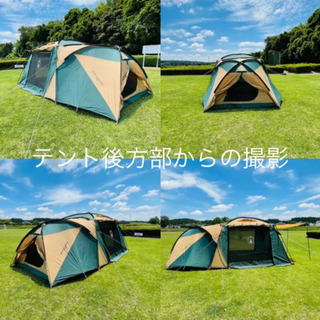 売り切れました💦コールマン　ラウンドスクリーン2ルームハウス　設営確認済  2ルームテントの画像