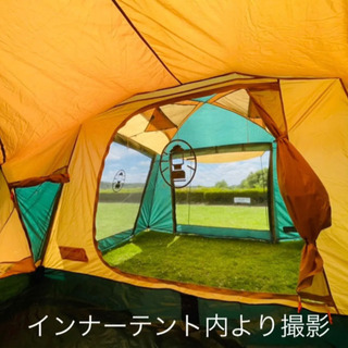 売り切れました💦コールマン　ラウンドスクリーン2ルームハウス　設営確認済  2ルームテントの画像