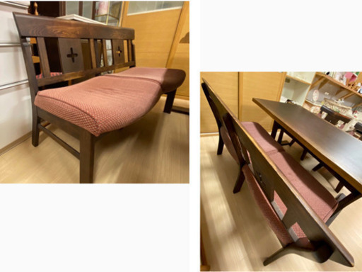 ✨インテリアハウス✨展示中❣️木目が美しい〜ダイニングテーブルセット?無料配送