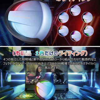 【新品】虹色 LED ゲーミングヘッドセット ps4 ヘッドセット GM-7 LED マイク付き の画像