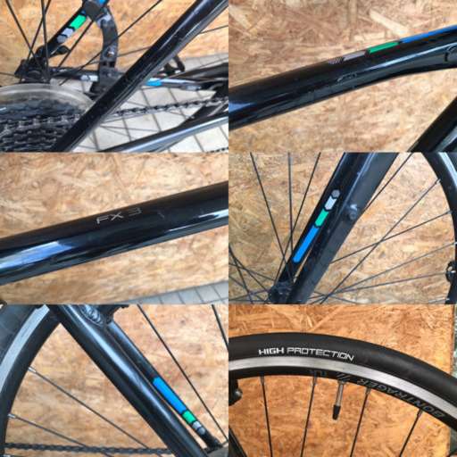 TREK トレック FX3 カーボンフォーク 3×9S 2017 BLACK クロスバイク