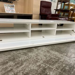 【愛品館 江戸川店 】ワイドＴＶボード OKAWA（大川家具）の画像