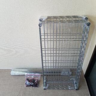 スチールラック(ハンガーポール付)の画像