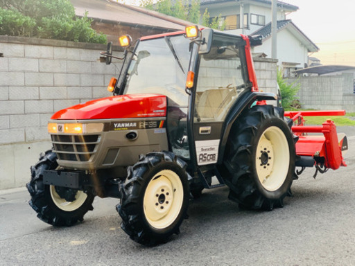 ヤンマーAF35 ハイスピード マークⅢ 中古トラクター 35馬力 ４WD 906時間 ロータリ(RSC1804) エアコンキャビン パワステ パワシフト