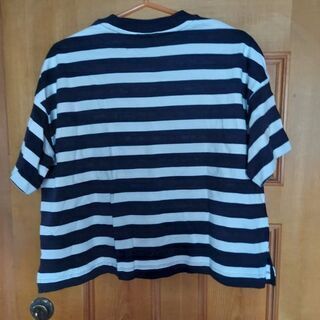 レディースGUボーダーTシャツの画像