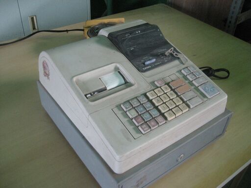 CASIO　レジスター　Wロール