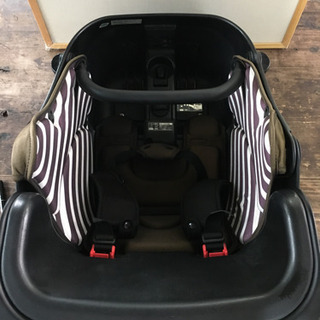 df4013　★中古　 OGK フロントベビーシート HBC-006DXS ブラック 前用  Panasonic電動アシスト自転車の画像