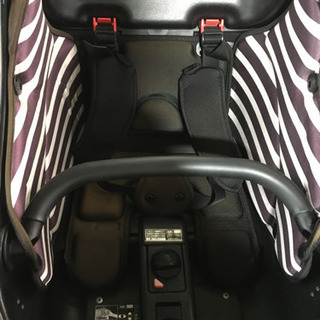 df4013　★中古　 OGK フロントベビーシート HBC-006DXS ブラック 前用  Panasonic電動アシスト自転車の画像