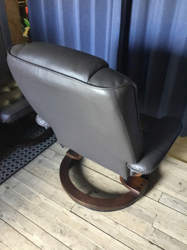 ★ 1人掛け チェア オットマン付き 2セット ★