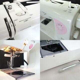トヨタ コンパクトミシン コンパクトフリーアームミシン ホワイト CM1 ジャンク扱い品 ☆ 札幌市 北区 屯田の画像