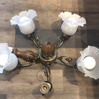 ■5192■キジマ シャンデリア GEM-860C 照明器具 花...