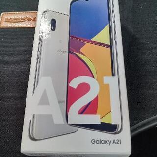 携帯電話　ギャラクシー　A21　ドコモ　