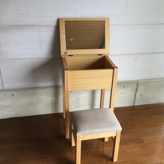 美品☆無印良品☆ドレッサー、スツール付き☆廃盤品です！