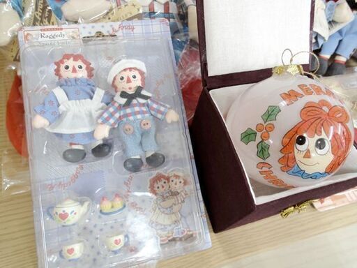 ラガディアン アン&アンディ Raggedy Ann & Andy 人形など グッズ 札幌 南12条店
