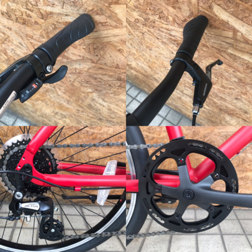 未使用品 ライトウエイ シェファード RITEWAY SHEPHERD 24 RED クロスバイク 街乗り 小柄な方向き