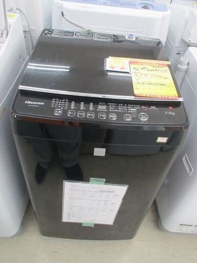 ＩＤ：Ｇ963820　ハイセンス　全自動洗濯機５．５ｋ