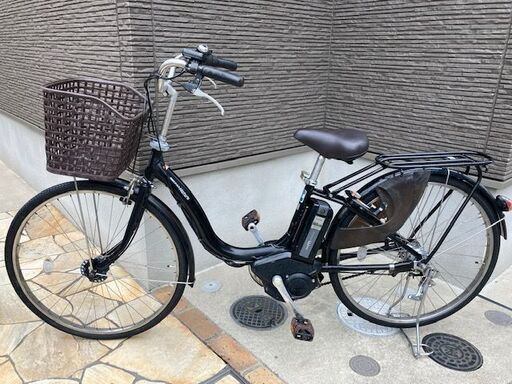 1年保証 送料無料　ヤマハ　パスナチュラ　26インチ　黒色　電動アシスト自転車 No 0417) 電動自転車 YAMAHA PAS Natura 26インチ ブラック