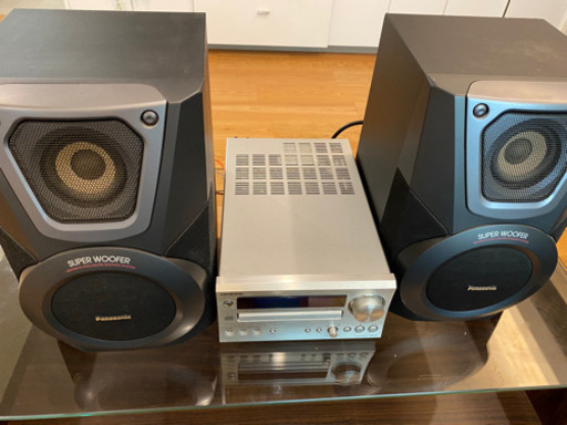 ONKYO CDデッキ\u0026 Panasonic スピーカー