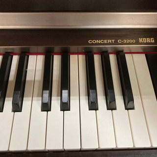 コルグ 電子ピアノ C-3200 イス付 KORG 中古　の画像
