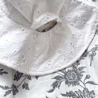 50cm コンフィリエール confiliere キッズ 子供 帽子 春夏 白の画像