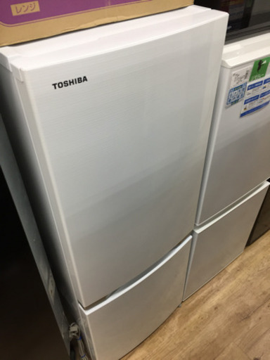 ＴＯＳＨＩＢＡ（東芝）の２ドア冷蔵庫２０１８年製（ＧＲ－Ｍ１５ＢＳ）です。【トレファク東大阪店】