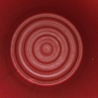 おもちゃバケツ プラスチック 赤の画像