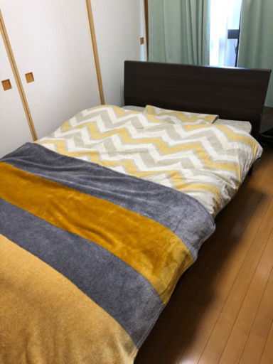 【購入先決定】ニトリ　セミダブルベッド　一式セット