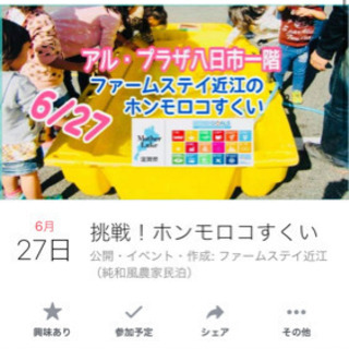 挑戦！ホンモロコすくい - 地域/お祭り