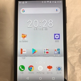 au Qua phoneQX KYV42 ブラック