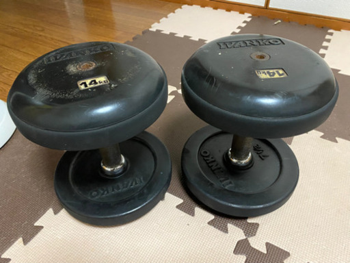 【格安】【週末限定値下げ】ダンベル【Ivanco】14kg