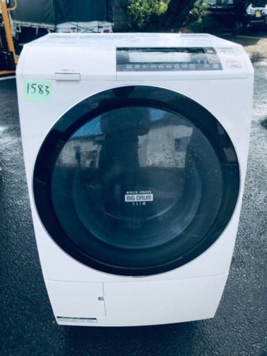 ‼️ドラム式入荷‼️10.0kg‼️ ✨乾燥機能付き✨1583番 HITACHI✨日立電気洗濯乾燥機✨BD-S8700R‼️