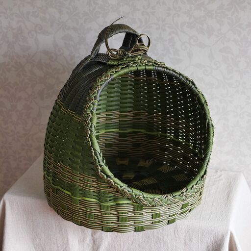 【ハンドメイド】持ち手付きねこちぐら（グランマ工房）