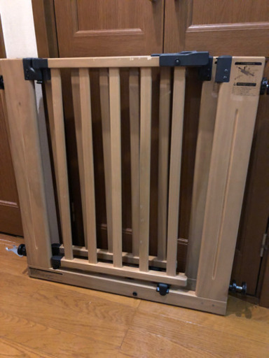 木製オートマチックゲート2台　ヘビー用品セーフティグッズ