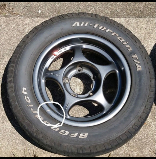 ジムニーホイール　ハードタックル１６×６JJ-１８ ジムニー用ジムケンタックハードタックルホイール16×6JJ −18 (きっど