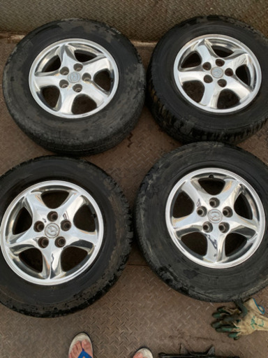 マツダ　純正メッキホイール