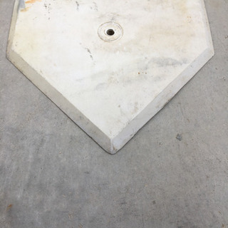 野球のホームベース、の画像