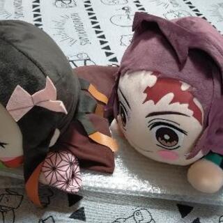 鬼滅の刃 寝そべりぬいぐるみセット売りの画像