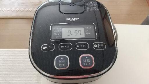 シャープ炊飯器　KS-C5kブラック