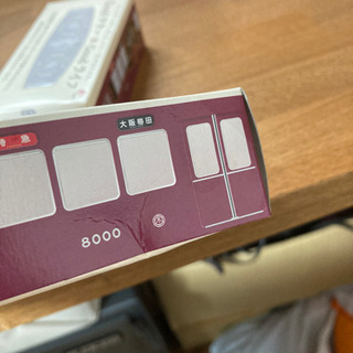 阪急電車のミニテッシュボックス4つの画像