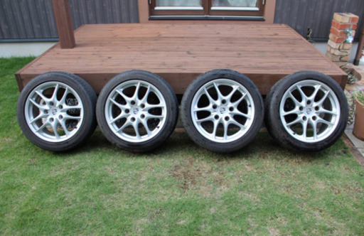 ポルシェ承認タイヤ ボクスターS 純正 17インチ タイヤ ホイール 4本セット