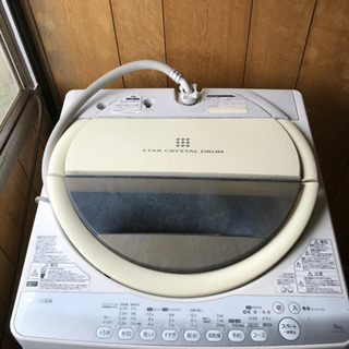 TOSHIBA 東芝 全自動洗濯機 AW-6G2 6.0kg 2015年製 50㎐/60㎐