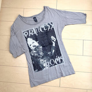 ZARA 五分袖 Tシャツ グレー