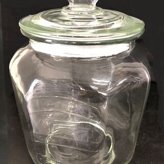 ガラス製 アンティーククッキージャー 容器 梅干し 梅酒 密閉容器